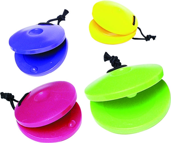 colorful castanets