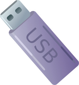 USB flash drive for lessons