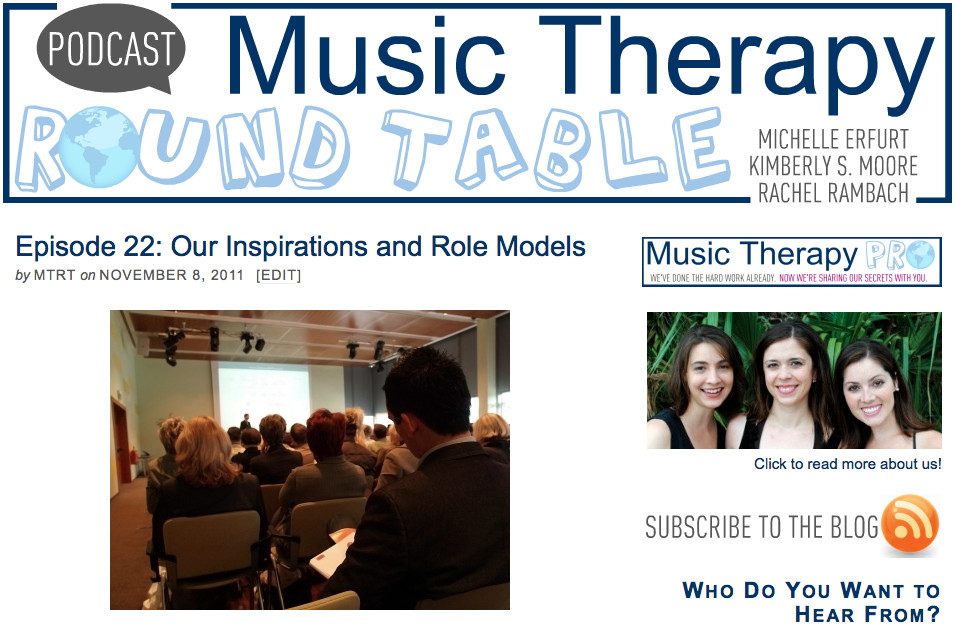 Music Therapy Round Table - Podcast Episode 22