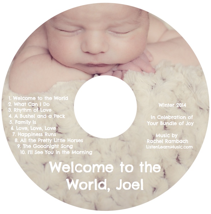 Joel's Lullaby CD Cover