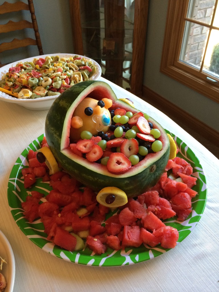 Baby Shower Watermelon Baby Buggy
