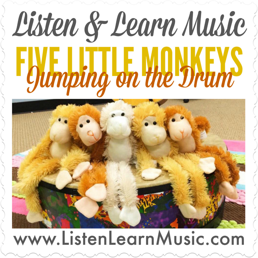 Five Little Monkeys Jumping on the Drum