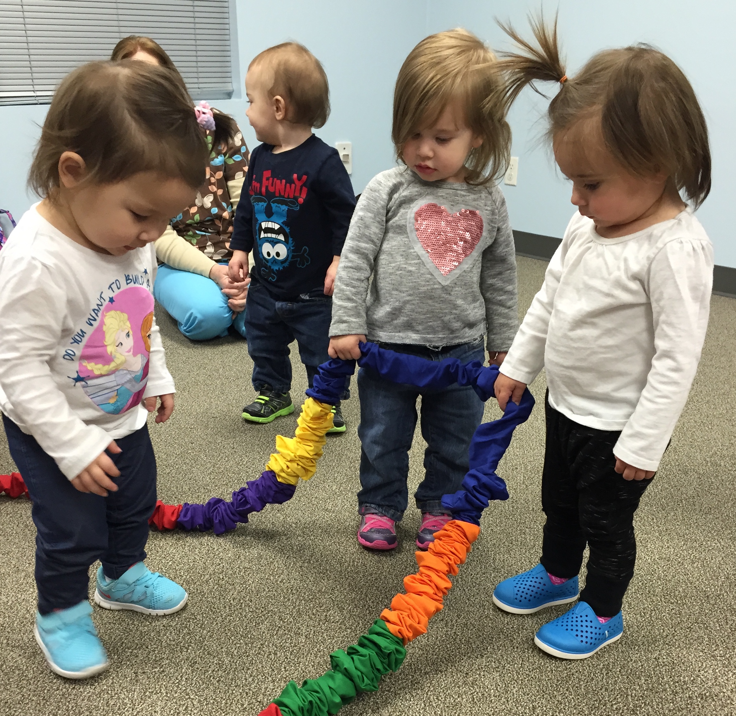 Stretchy Band for Music Therapy, Early Childhood Music, and Learning