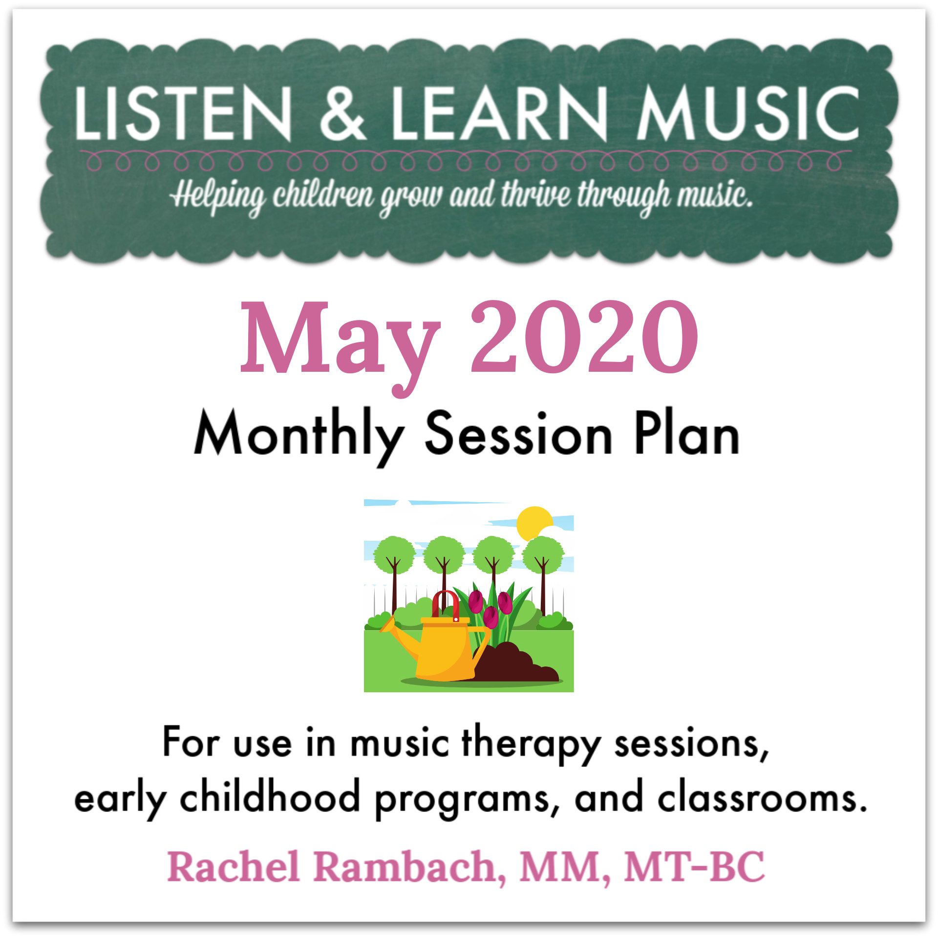 May Session Plan | Listen & Learn Music