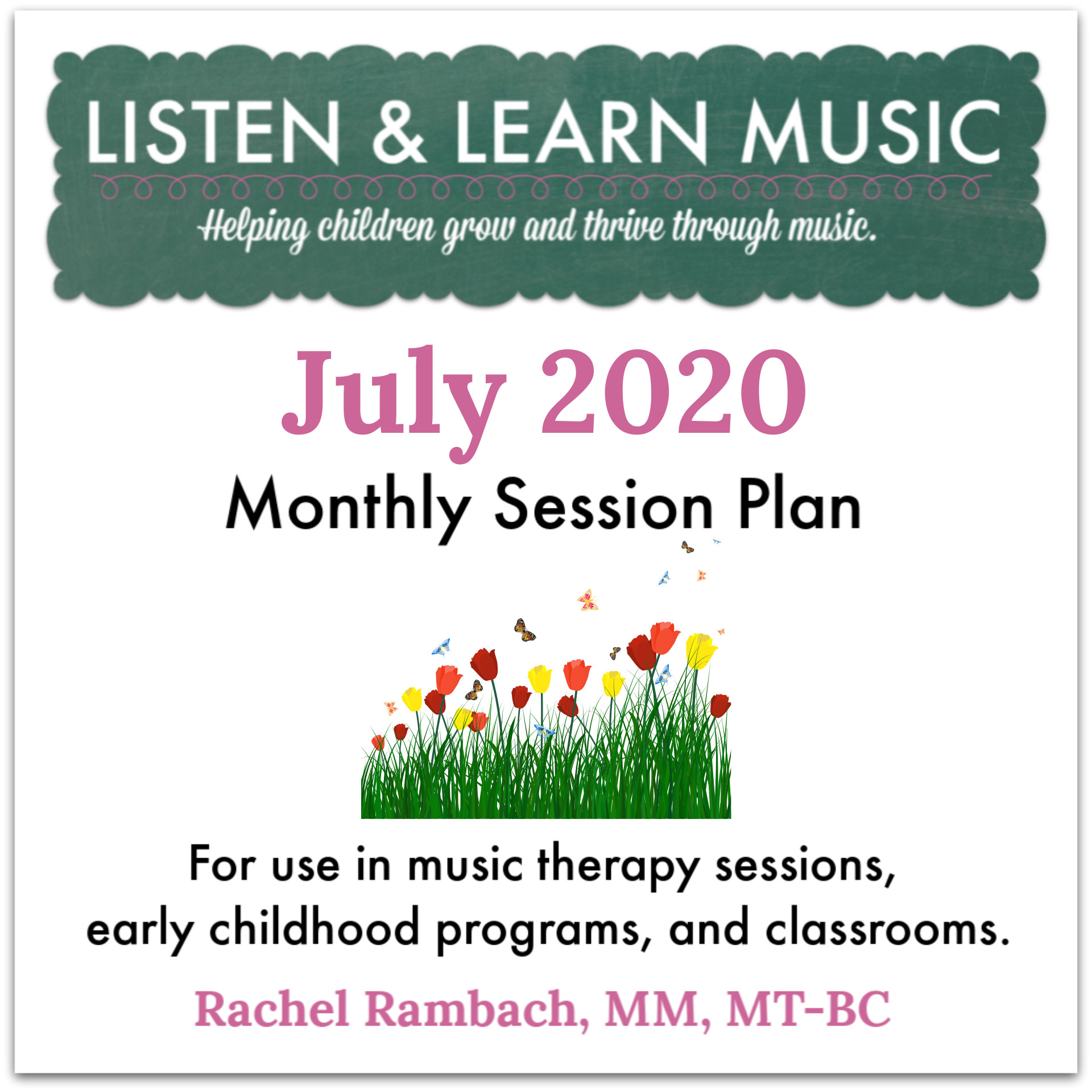 July 2020 Session Plan | Listen & Learn Music