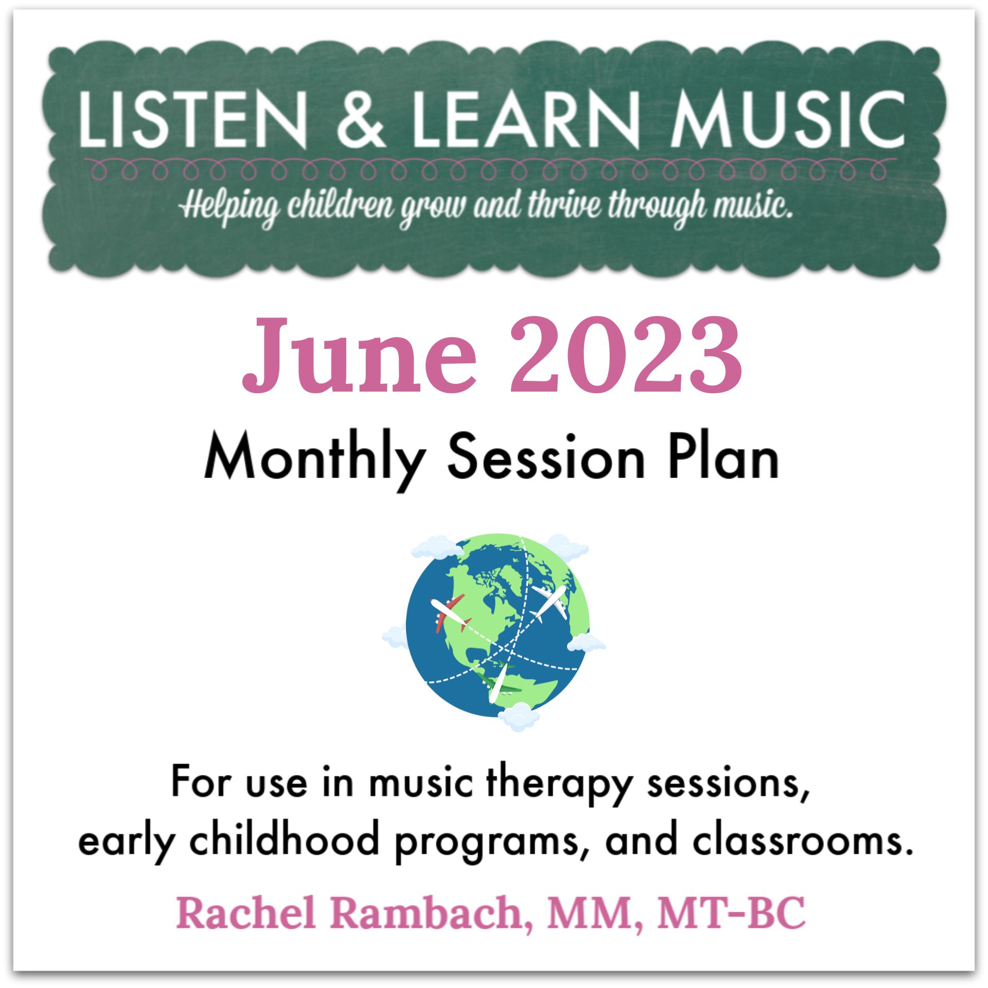 {June 2023} Session Plan | Listen & Learn Music