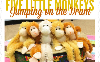 Five Little Monkeys Jumping on the Drum