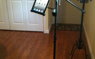 Microphone Stand = Music Stand?!