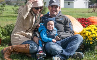 Parker at the Pumpkin Patch